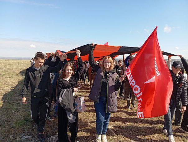 Студенты Ставрополья присоединились ко Всероссийской акции «Знамя Победы»